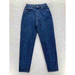 Vintage Lee Riders Jeans Womens 12 Long High Waist Tapered Denim Union USA 90s